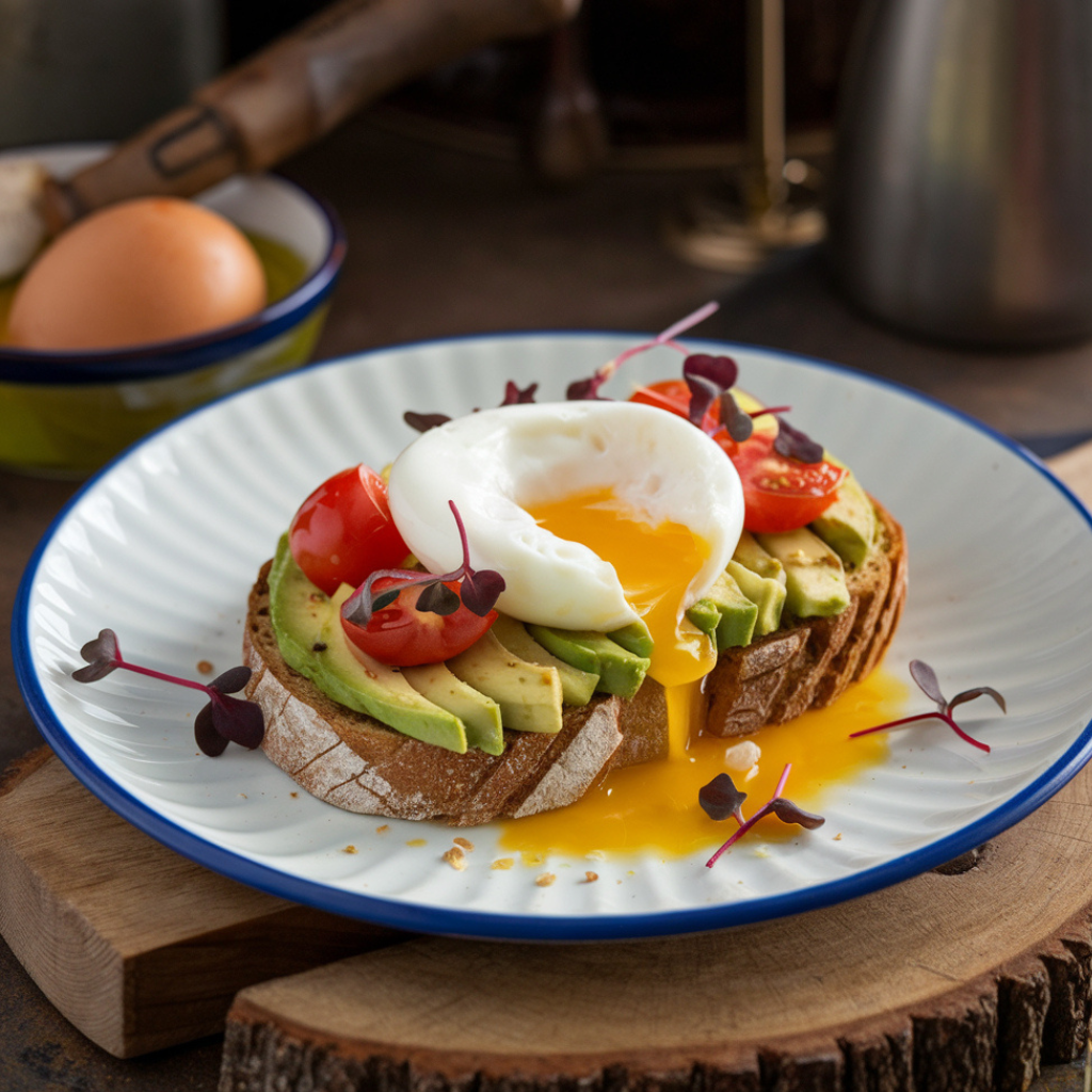 Avocado Toast with Poached Egg